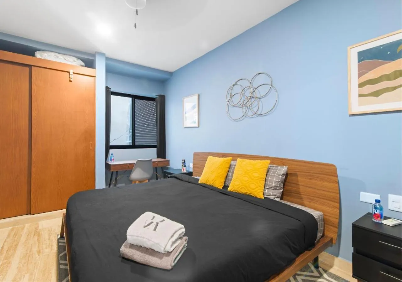 Modern Chic 1 Bedroom Apt W/ Rooftop Infinity Pool 툴룸 아파트