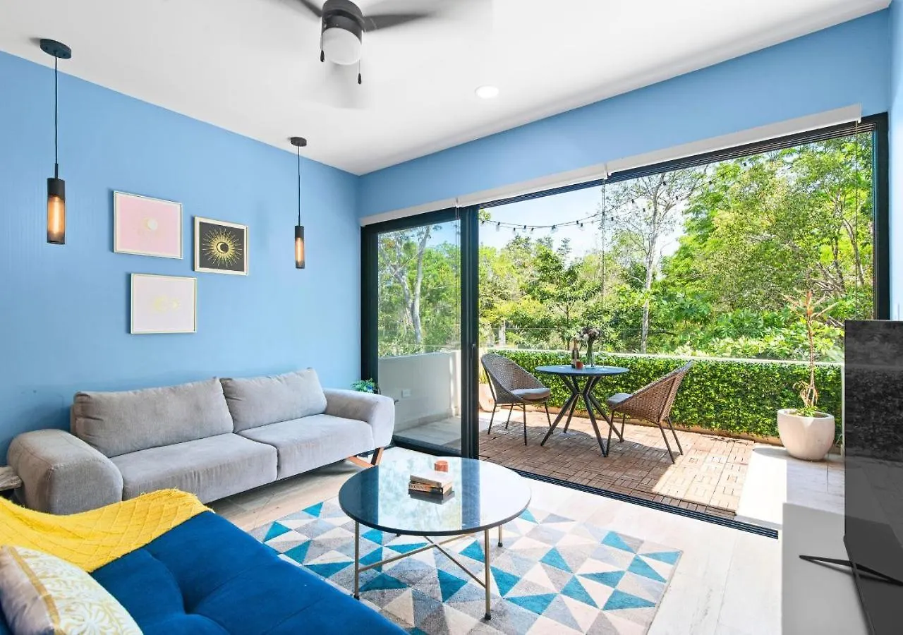 Modern Chic 1 Bedroom Apt W/ Rooftop Infinity Pool 툴룸 아파트